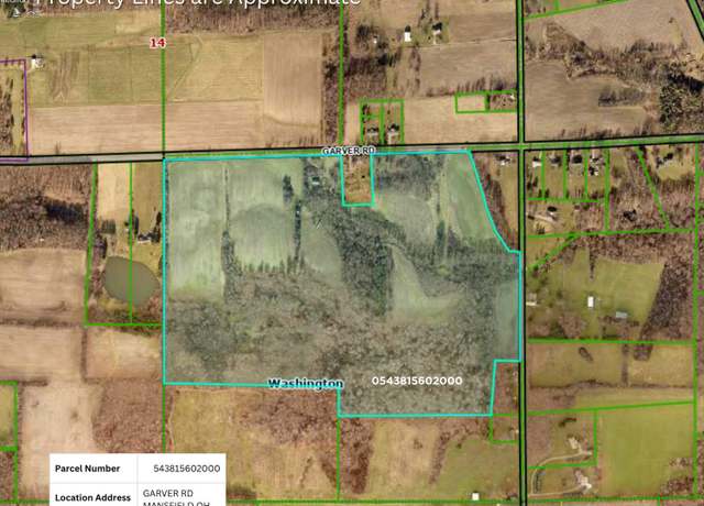Property at 0 Garver/ Washington South Rd, Mansfield, OH 44907