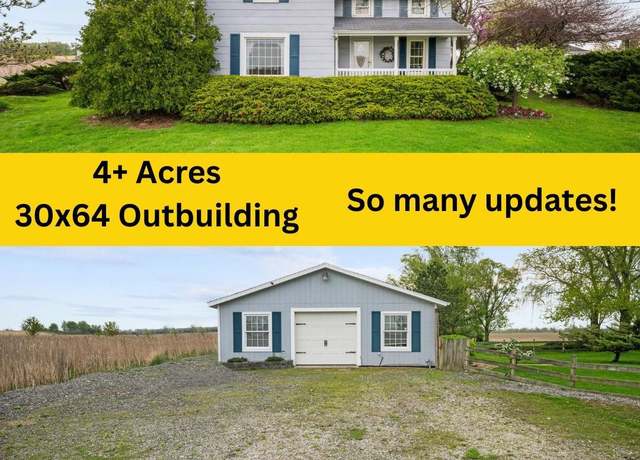 Property at 5821 N Benton Carroll Rd, Oak Harbor, OH 43449, 2 beds, 1 bath