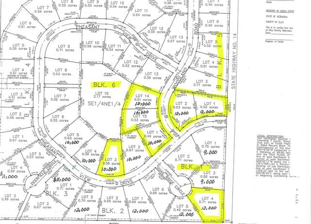 Property at Pheasant View Lots, Clay Center, NE 68933