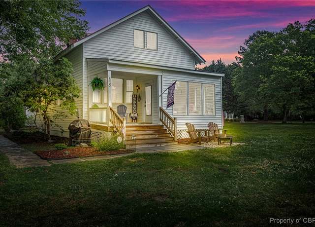 Property at 58 Bogey Neck Rd, Wicomico Church, VA 22473, 2 beds, 2 baths