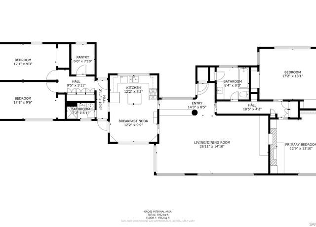 Property at 874 Hacienda Dr, El Cajon, CA 92020, 5 beds, 2 baths