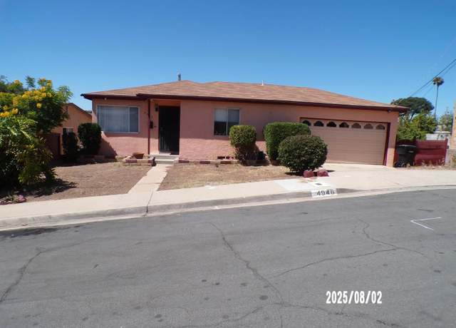 Property at 4946 Dafter Pl, San Diego, CA 92102, 3 beds, 2 baths