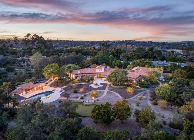 Property at 17535 Los Morros, Rancho Santa Fe, CA 92067, 8 beds, 8.5 baths