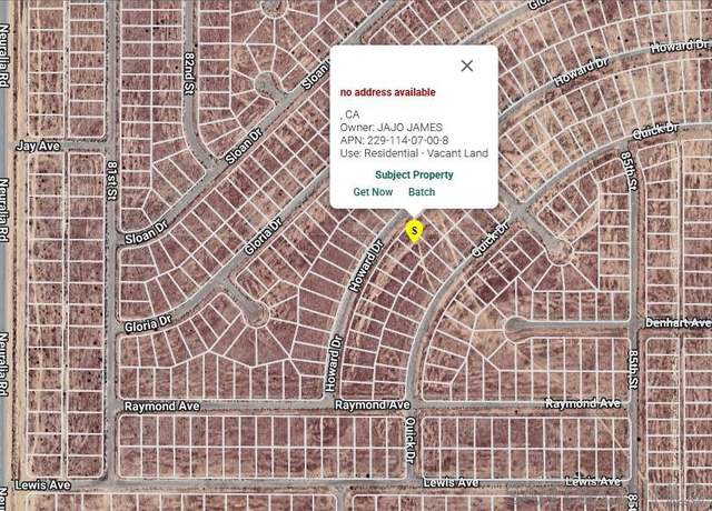 Property at Howard Dr, California City, CA 93505