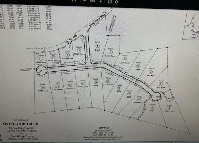Property at TBD Continental Dr #8, Hillsville, VA 24343