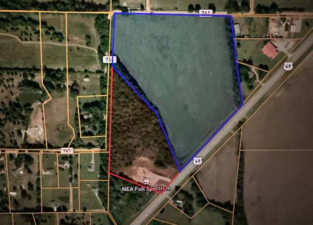 Property at 15 Acres 651 CR 761 Rd, Brookland, AR 72417