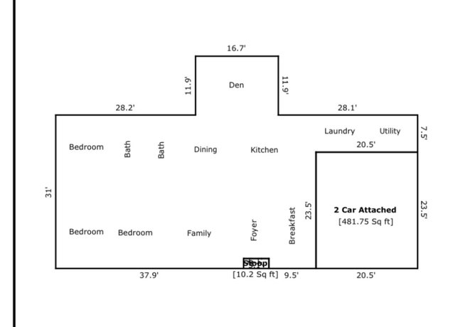 Property at 13 Old Ross Acres, Columbia, MS 39429, 3 beds, 2 baths