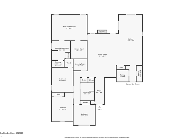 Property at 8156 Snelling Dr, Aiken, SC 29803, 4 beds, 2.5 baths