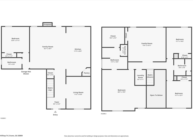 Property at 3525 Hilltop Trl, Evans, GA 30809, 5 beds, 3 baths