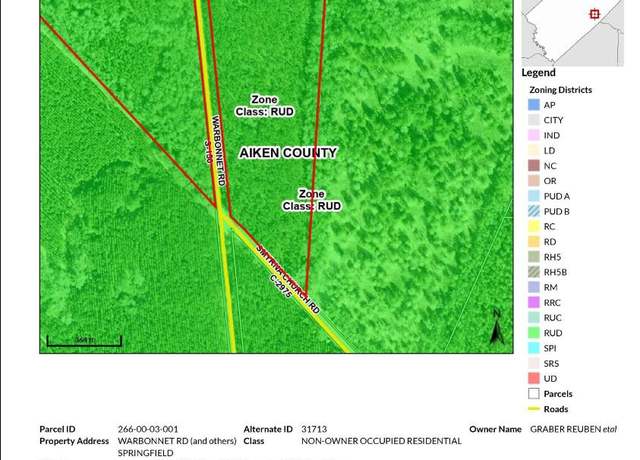 Property at Lot 8 Warbonnet Rd, Springfield, SC 29146