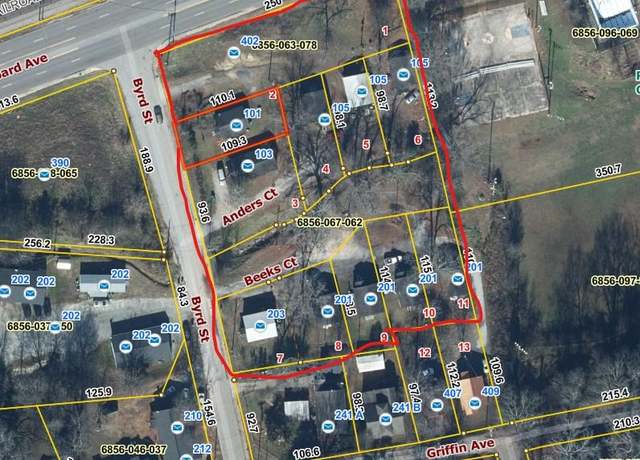 Property at 101-201 Byrd St And 402 Seaboard, Greenwood, SC 29629, 12 beds, 6 baths