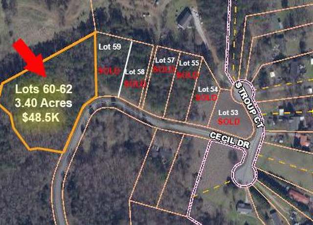 Property at 183 Cecil Dr - Lots60-62 Dr, Waterloo, SC 29384