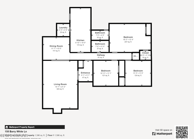 Property at 158 Barry White Ln, Ripley, TN 38063, 3 beds, 2 baths