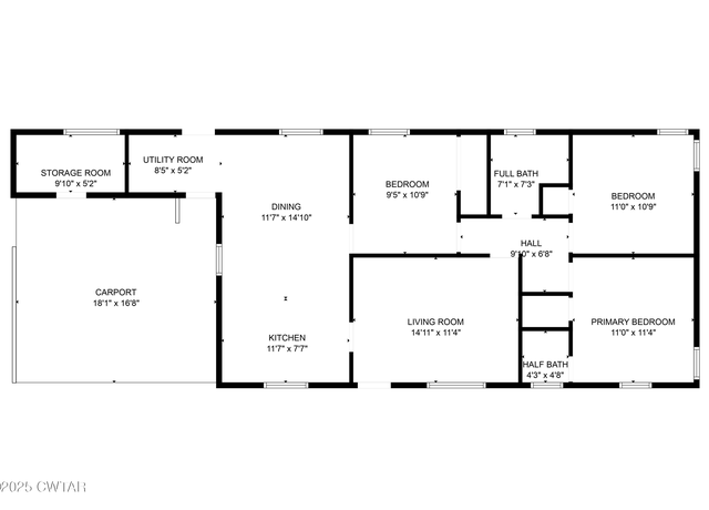Property at 2643 Oakview Dr, Humboldt, TN 38343, 3 beds, 1.5 baths