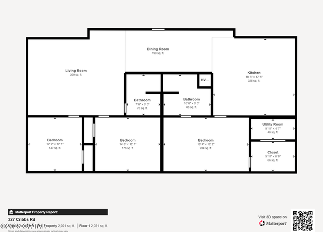 Property at 327 Cribbs Rd, Dyersburg, TN 38024, 3 beds, 2 baths