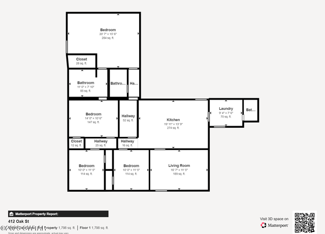 Property at 412 Oak St, Halls, TN 38040, 4 beds, 2.5 baths