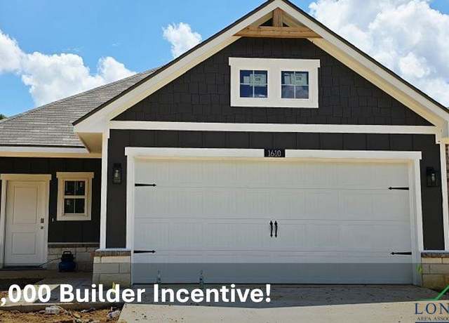 Property at 1610 Everwood Ct, Longview, TX 75605, 3 beds, 2 baths