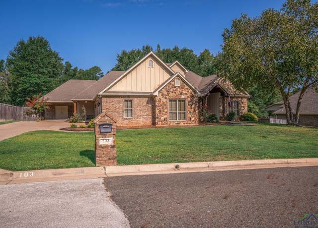 Property at 103 Smackover Ln, White Oak, TX 75693, 5 beds, 3.5 baths