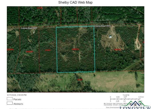Property at TBD 22 +/- ac CR 4855, Timpson, TX 75975