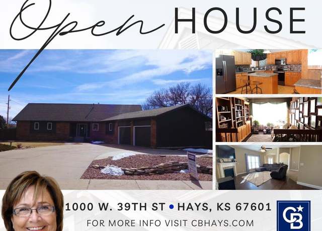 Property at 1000 W 39th St, Hays, KS 67601, 4 beds, 3 baths