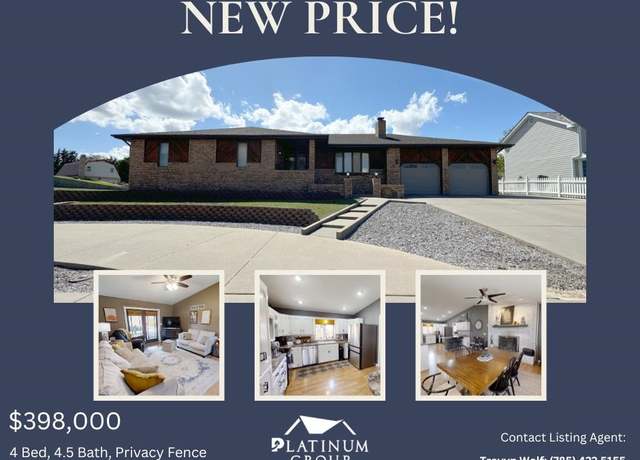 Property at 2901 Barclay Dr Dr, Hays, KS 67601, 4 beds, 4.5 baths