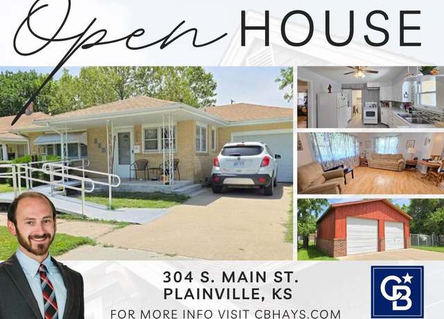 Property at 304 S Main St, Plainville, KS 67663, 2 beds, 1 bath