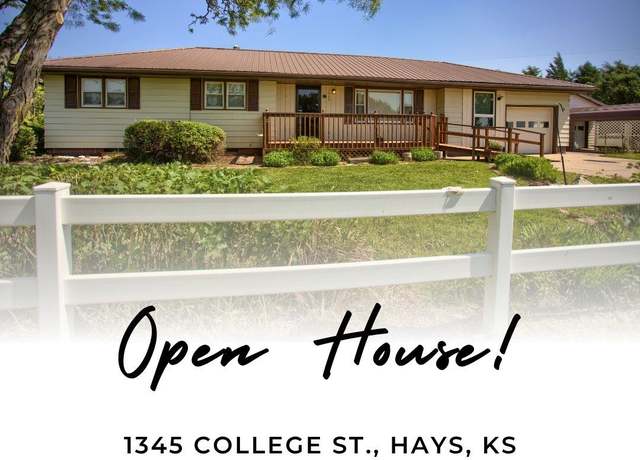 Property at 1345 College St St, Hays, KS 67601, 5 beds, 2 baths