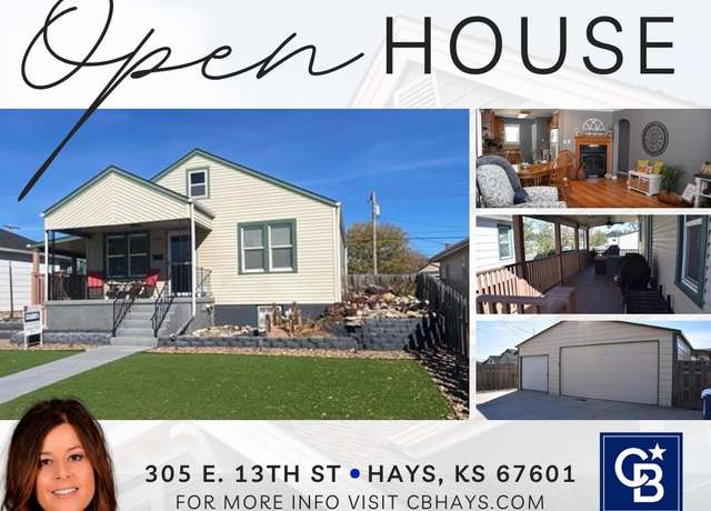 Property at 305 E 13th St, Hays, KS 67601, 4 beds, 2 baths