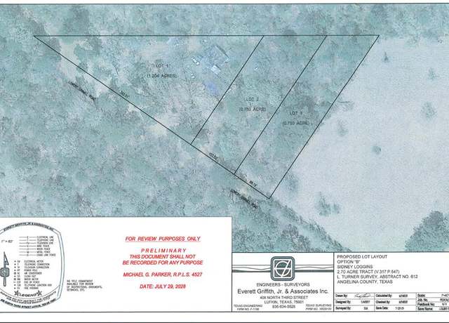 Property at 1659 (Lot 2) Lowery Sawmill Rd, Huntington, TX 75949