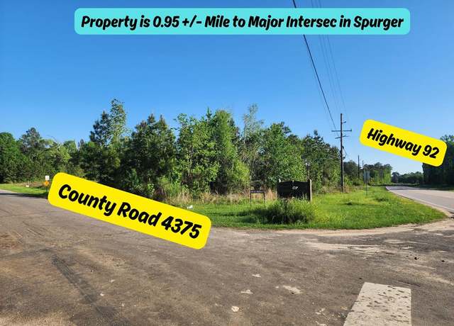 Property at 8.031 AC Highway 92, Spurger, TX 77660