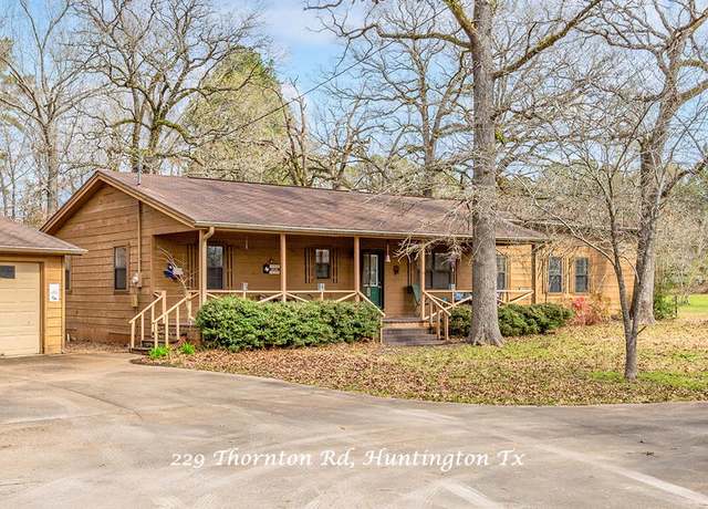 Property at 229 Thornton Rd, Huntington, TX 75949, 3 beds, 2 baths