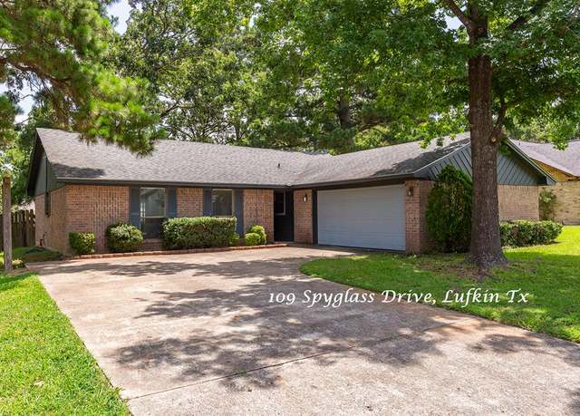 Property at 109 Spyglass Dr, Lufkin, TX 75901, 3 beds, 2 baths