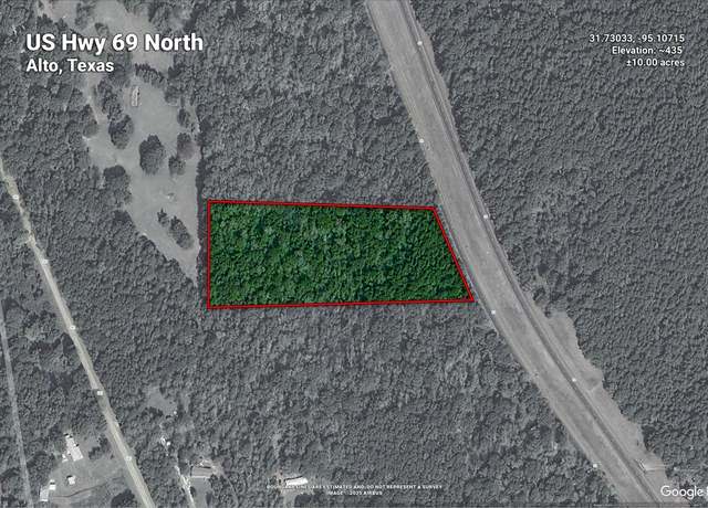 Property at 10 acres Hwy 69 South, Alto, TX 75925