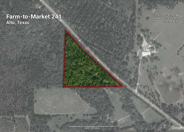 Property at 12 acres Fm 241, Alto, TX 75925