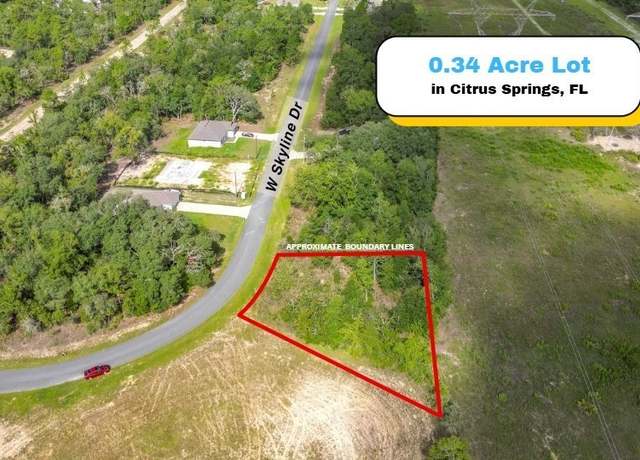 Property at 1439 W Skyline Dr, Citrus Springs, FL 34434
