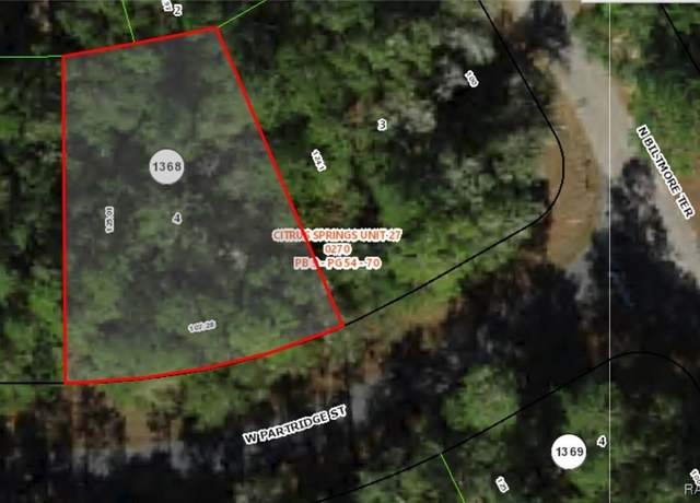 Property at 1415 W Partridge St, Citrus Springs, FL 34434