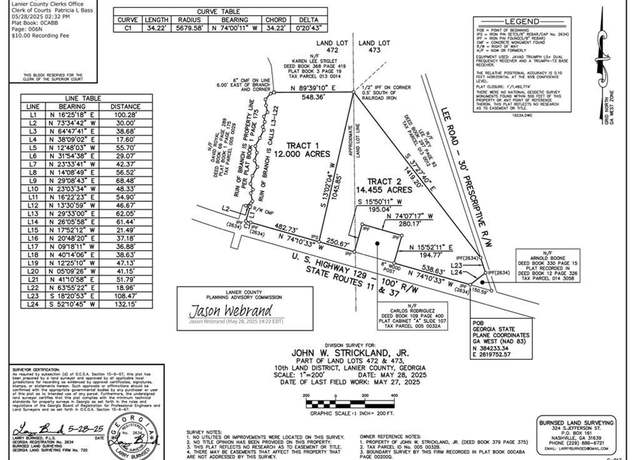 Property at 14 Acres E Hwy 37, Lakeland, GA 31635