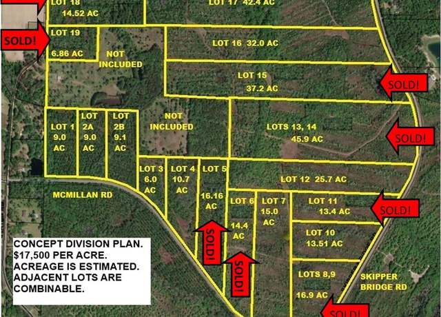 Property at Lot 1 Mcmillan Rd, Hahira, GA 31632