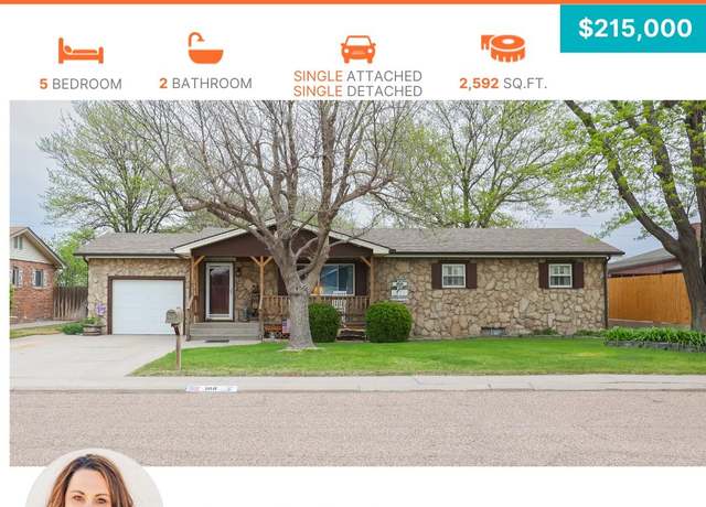 Property at 108 S Wilson St, Ulysses, KS 67880, 5 beds, 2 baths