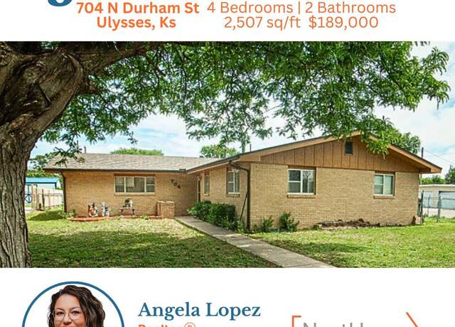 Property at 704 N Durham St, Ulysses, KS 67880, 4 beds, 2 baths
