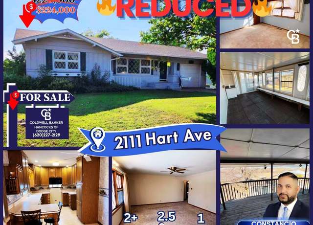 Property at 2111 Hart Ave, Dodge City, KS 67801, 2 beds, 2 baths