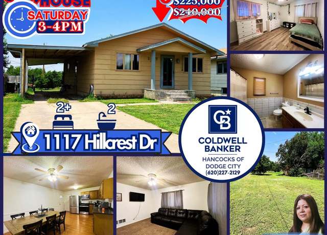 Property at 1117 Hillcrest Dr, Dodge City, KS 67801, 2 beds, 2 baths