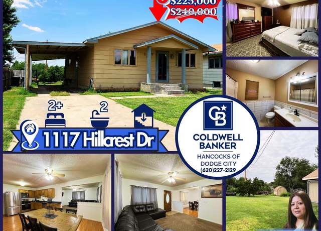 Property at 1117 Hillcrest Dr, Dodge City, KS 67801, 2 beds, 2 baths