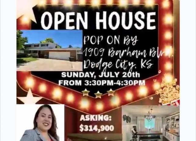 Property at 1909 Barham Blvd, Dodge City, KS 67801, 3 beds, 3.5 baths