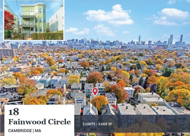 Property at 18 Fainwood Cir, Cambridge, MA 02139, 12 beds, 3 baths