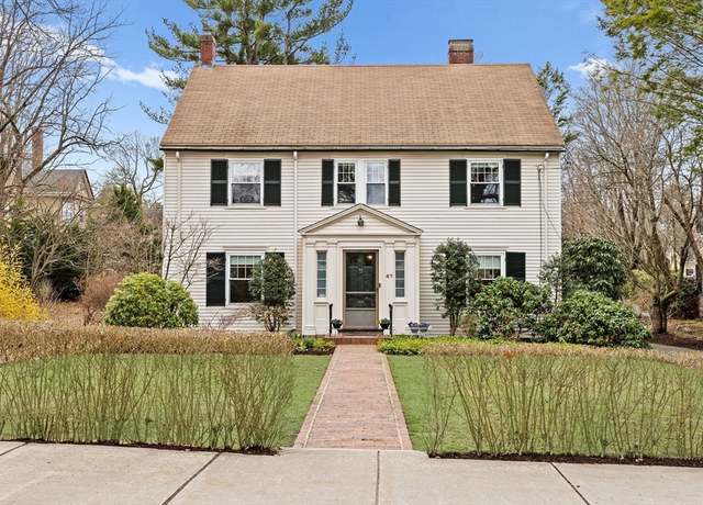 Property at 47 Woodland Rd, Newton, MA 02466, 5 beds, 3.5 baths