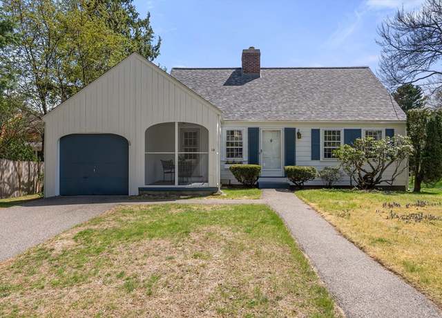 Property at 14 Thorpe Rd, Needham, MA 02494, 4 beds, 1 bath