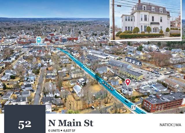 Property at 52 N Main St, Natick, MA 01760, 7 beds, 6 baths
