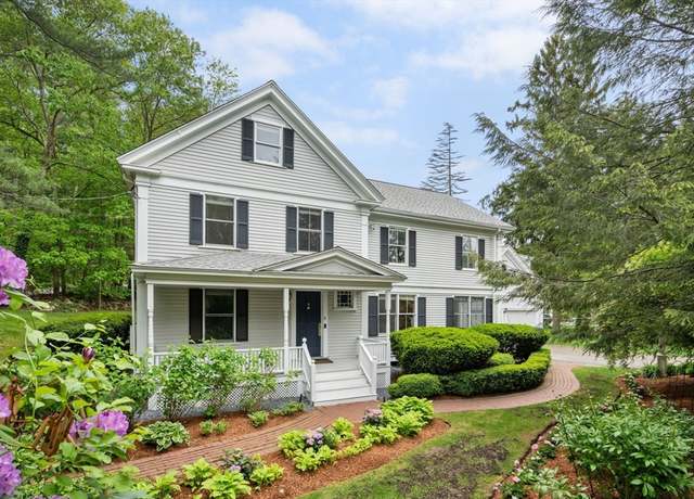 Property at 51 Summer St, Weston, MA 02493, 4 beds, 3.5 baths