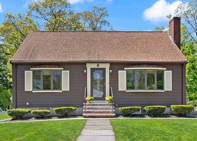 Property at 8 Poplar St, Woburn, MA 01801, 3 beds, 2 baths